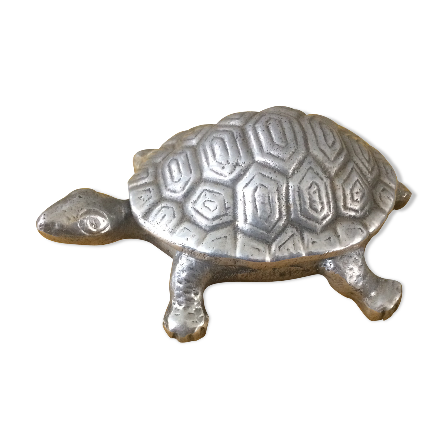 Vintage turtle shaped box
