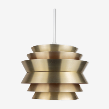 Swedish vintage pendant lamp Trava by Carl Thore, Granhaga, 1963