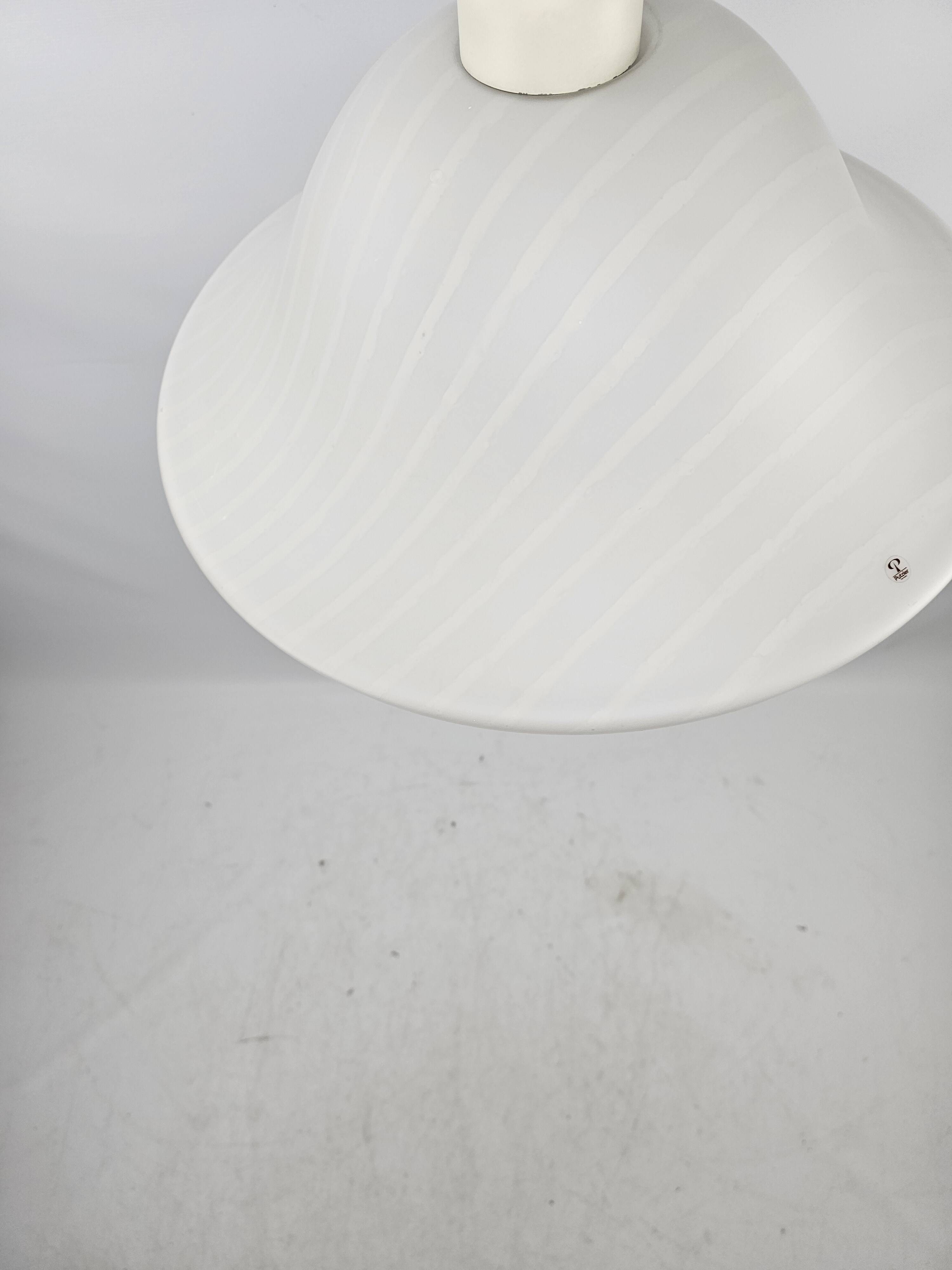 Pendant lamp Peill & Putzler glass swirl