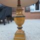 Pair of large Le Dauphin Verdennes lamps made of turned wood from the 1970s.