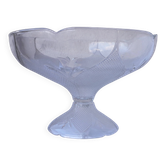 Coupe sur pied en verre