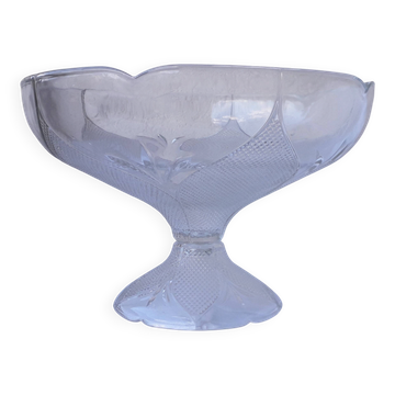 Glass footed bowl