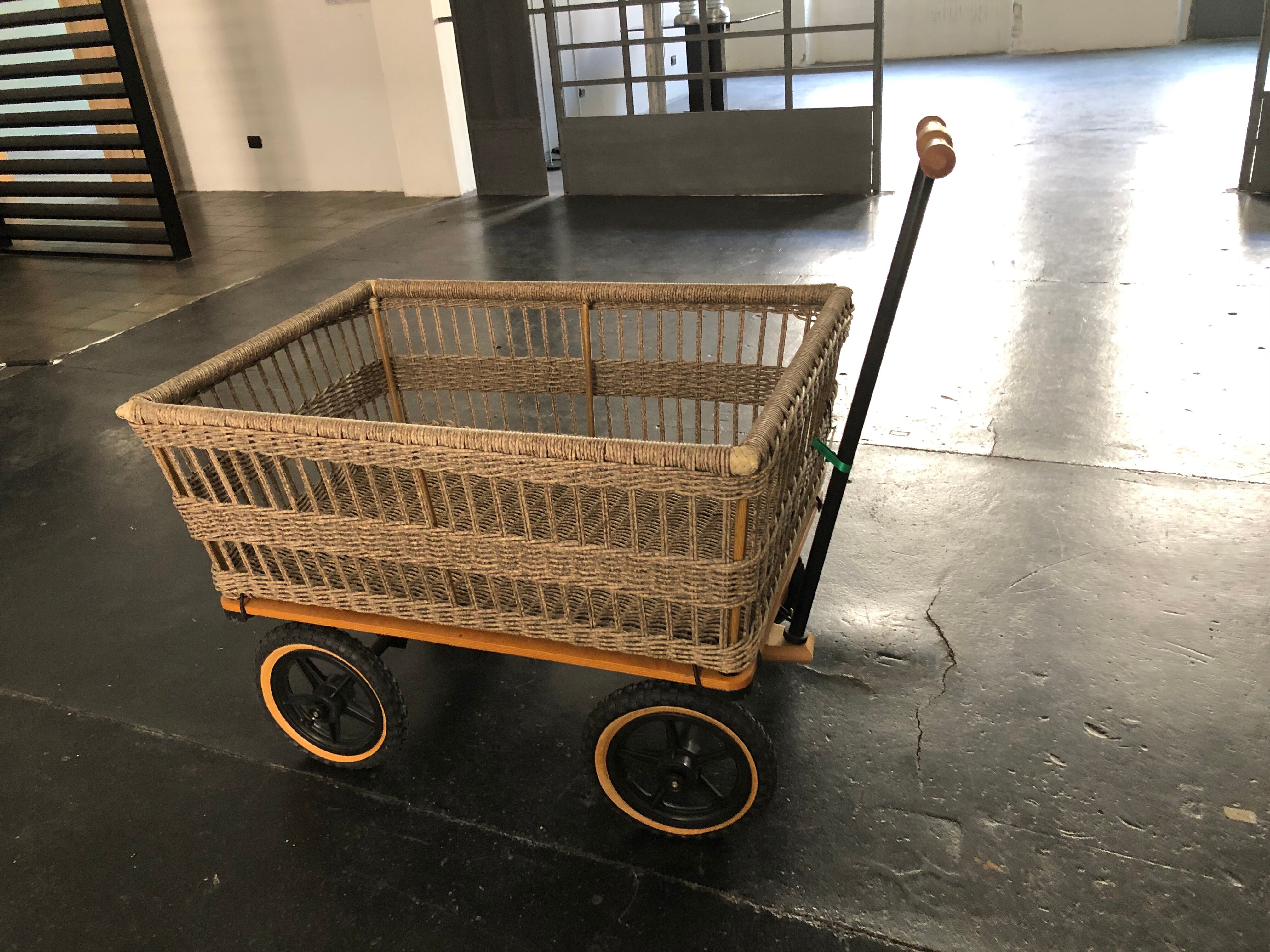 Wicker trolley from Trade Wind