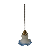 Vintage tulip opaline pendant light