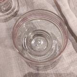 Ensemble de six verres français vintage à liqueur