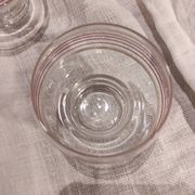 Ensemble de six verres français vintage à liqueur