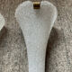 Pair of vintage wall lamps from the 60s in Perspex