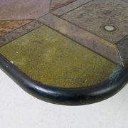 Coffee table in stone marquetry