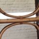 Large rattan mirror from the 70s
