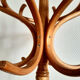 Porte manteau perroquet vintage en bois courbé
