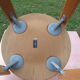 Série de 4 chaises Bruno Rey designer Suisse crée en 1971