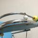 Chaise haute vintage en formica 1960