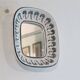Ceramic mirror by Wiener Keramik 1960
