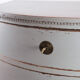 Commode gustavienne avec deux tiroirs en gris peints à partir de l’année 1890