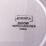 Set of 6 plates digs Digoin Sarreguemines