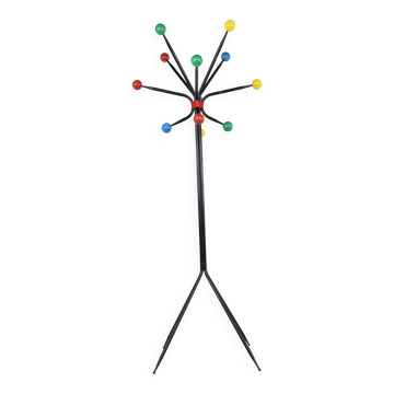 Porte-manteau atomique des années 50, milieu du siècle.
