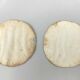 Pair of miniature period restoration couple man frock coat early nineteenth