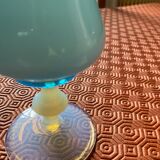 Set of 2 opaline vases