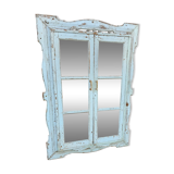 Miroir Art déco en teck birman