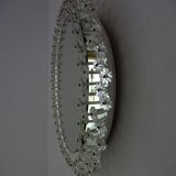 Austrian Illuminated Flower Mirror, 1960s