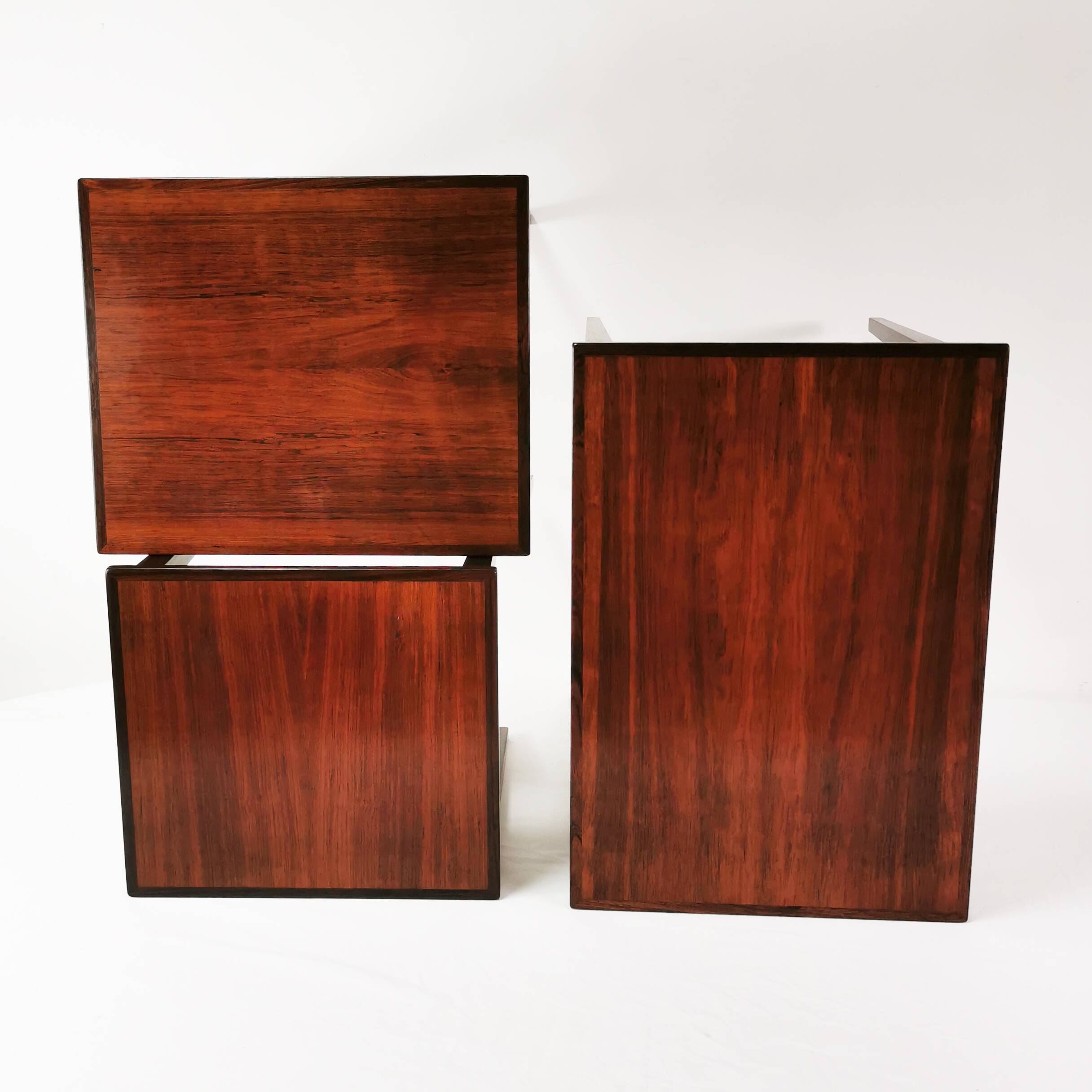 Mid Century modular table set, KFF, Denmark 1960s