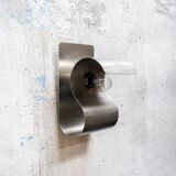 Applique in acciaio curvo Italia 1970