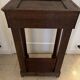 Antique small Empire console from the early 19th century in mahogany and marble.