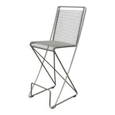 Postmodern German kitchen bar stool Kreuzschwinger by Till Behrens for Schlubach, 1980s.