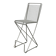 Postmodern German kitchen bar stool Kreuzschwinger by Till Behrens for Schlubach, 1980s.