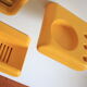 Italian space age plastic bathroom set, mirror