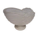 Empty art deco molded glass pocket