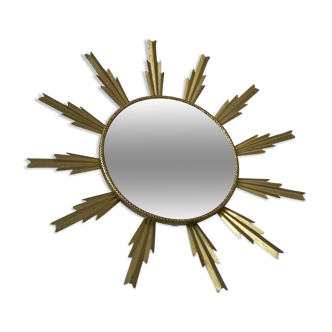 Vintage witch mirror year 60s - 48cm