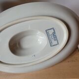 U&c sarreguemines clover sauceboat