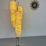 Ancien lampadaire des années 70 design Lemag vintage chromé 