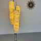 Ancien lampadaire des années 70 design Lemag vintage chromé 