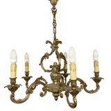 Lustre en bronze style classique 5 branches