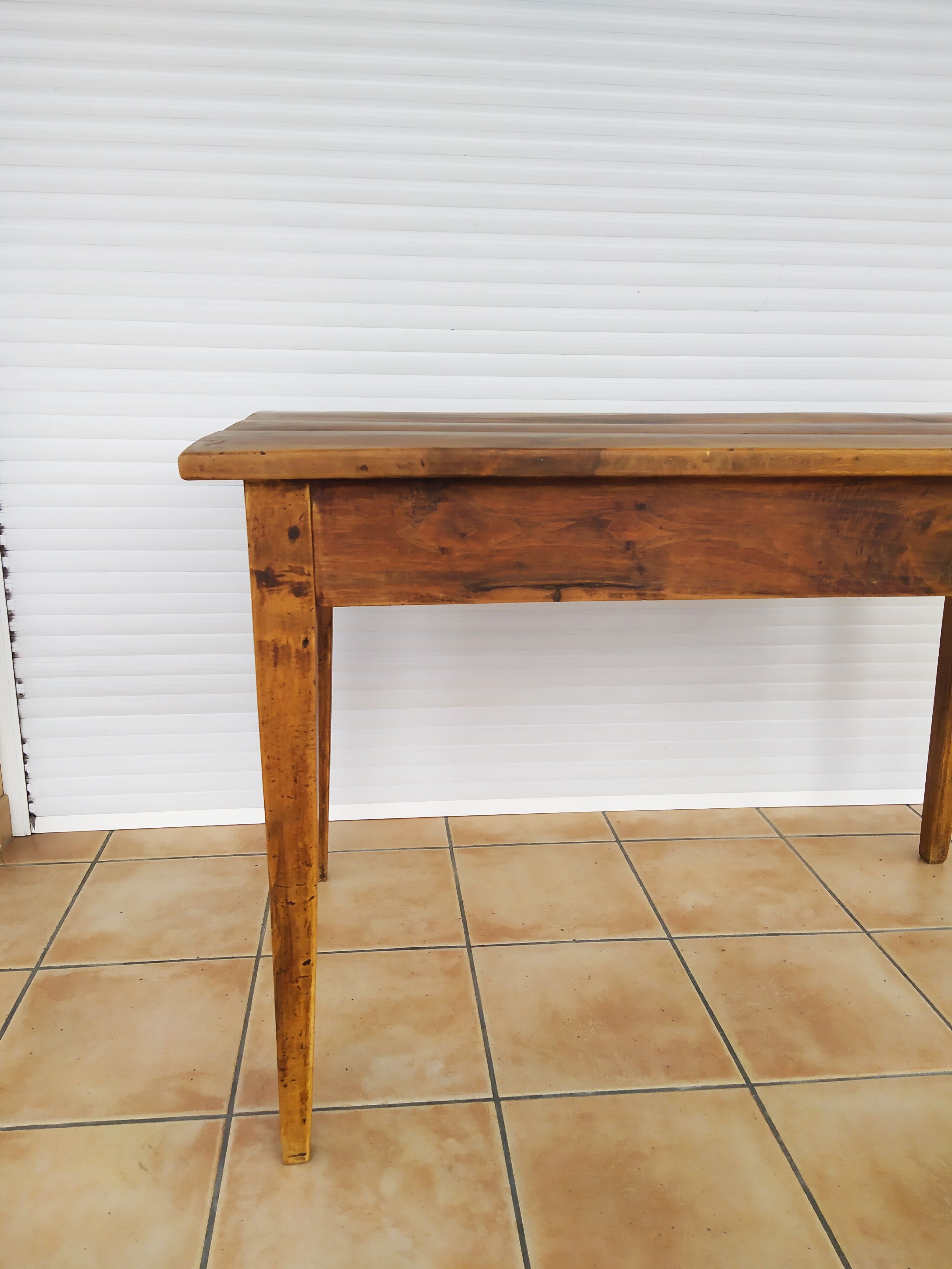 Walnut farmhouse table