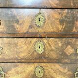 19th century mahogany and mahogany veneer secretary