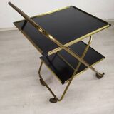 Vintage brass folding dessert