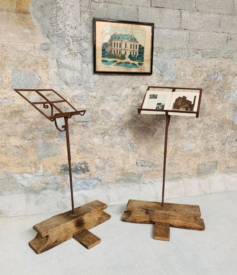 Ancient church lecterns reading pulpit 18th - 17th