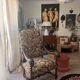Antique armchair in Henri II style with masks