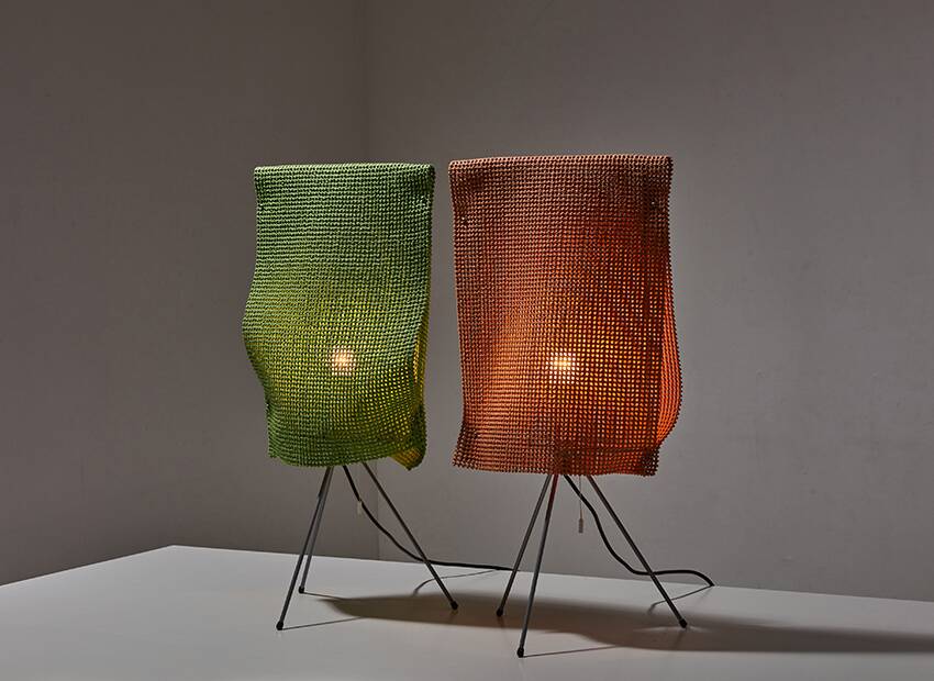 Fernando & Humberto Campana Pair of Large Estela table Lamps for Oluce 1997