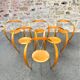 Suite de 6 chaises « Revers » par Andrea Branzi pour Cassina, 1990
