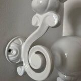 Cast iron and opaline wall lights from the 70s