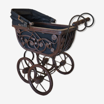 Vintage wood pram