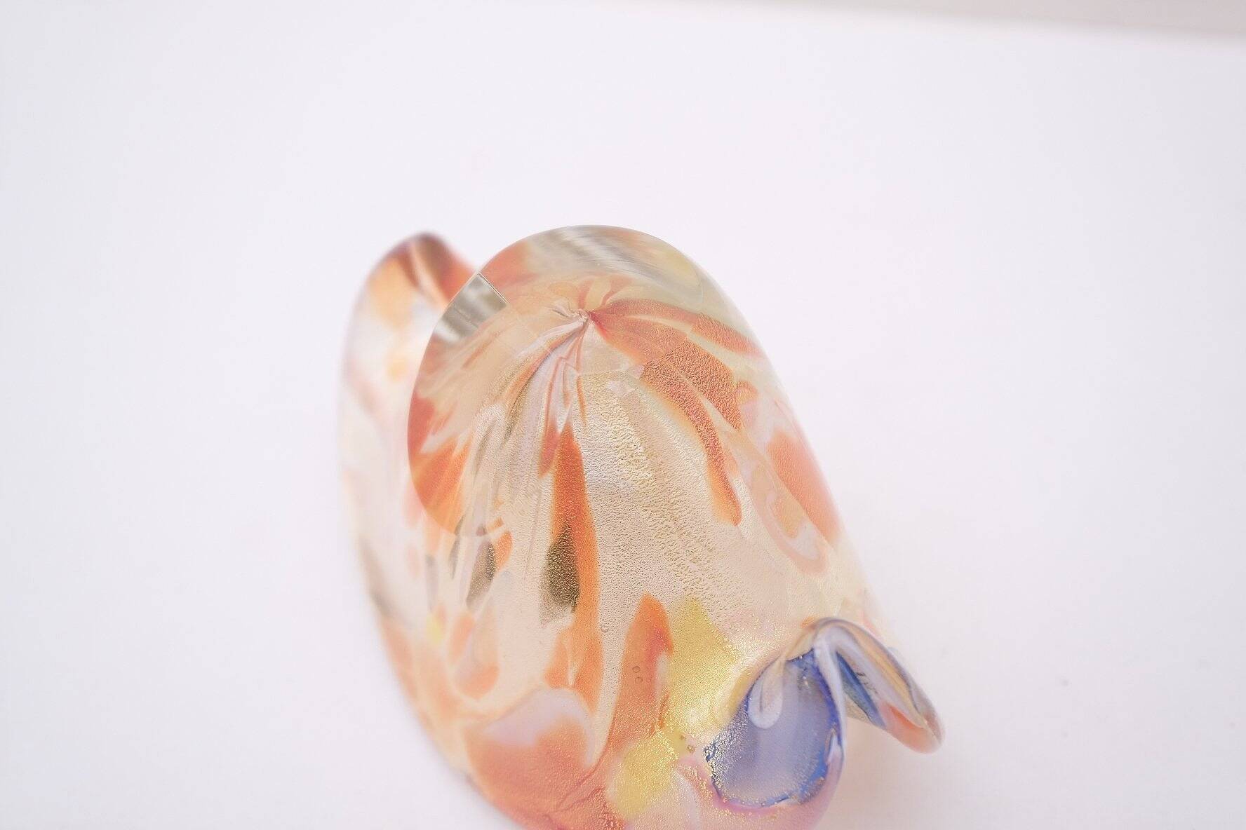 Murano blown glass empty pocket, Italy 1960