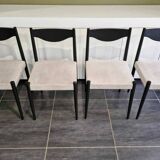 Set of 4 Scandinavian teak chairs, 1970s