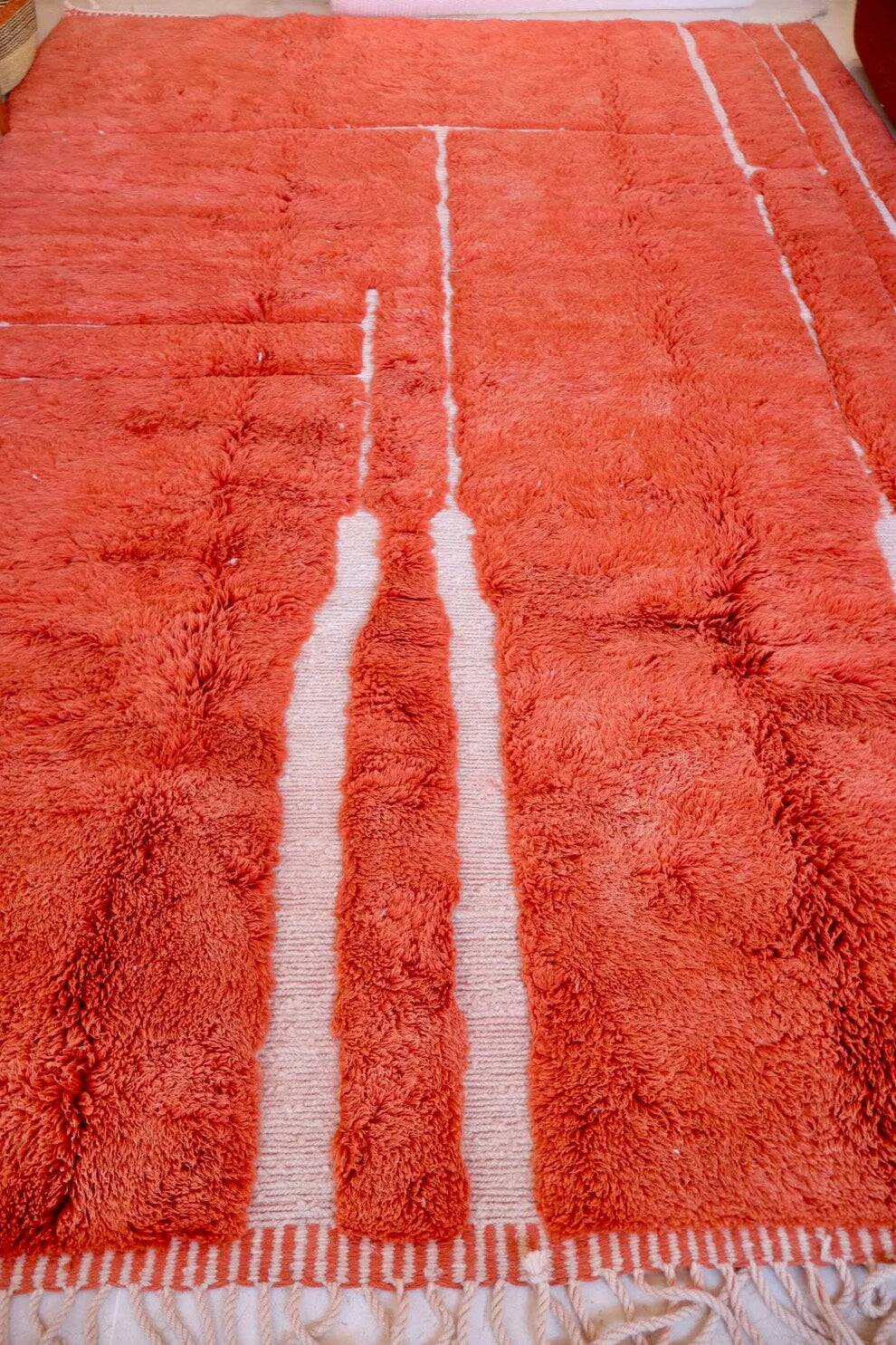 Tapis berbère traditionnel fait main