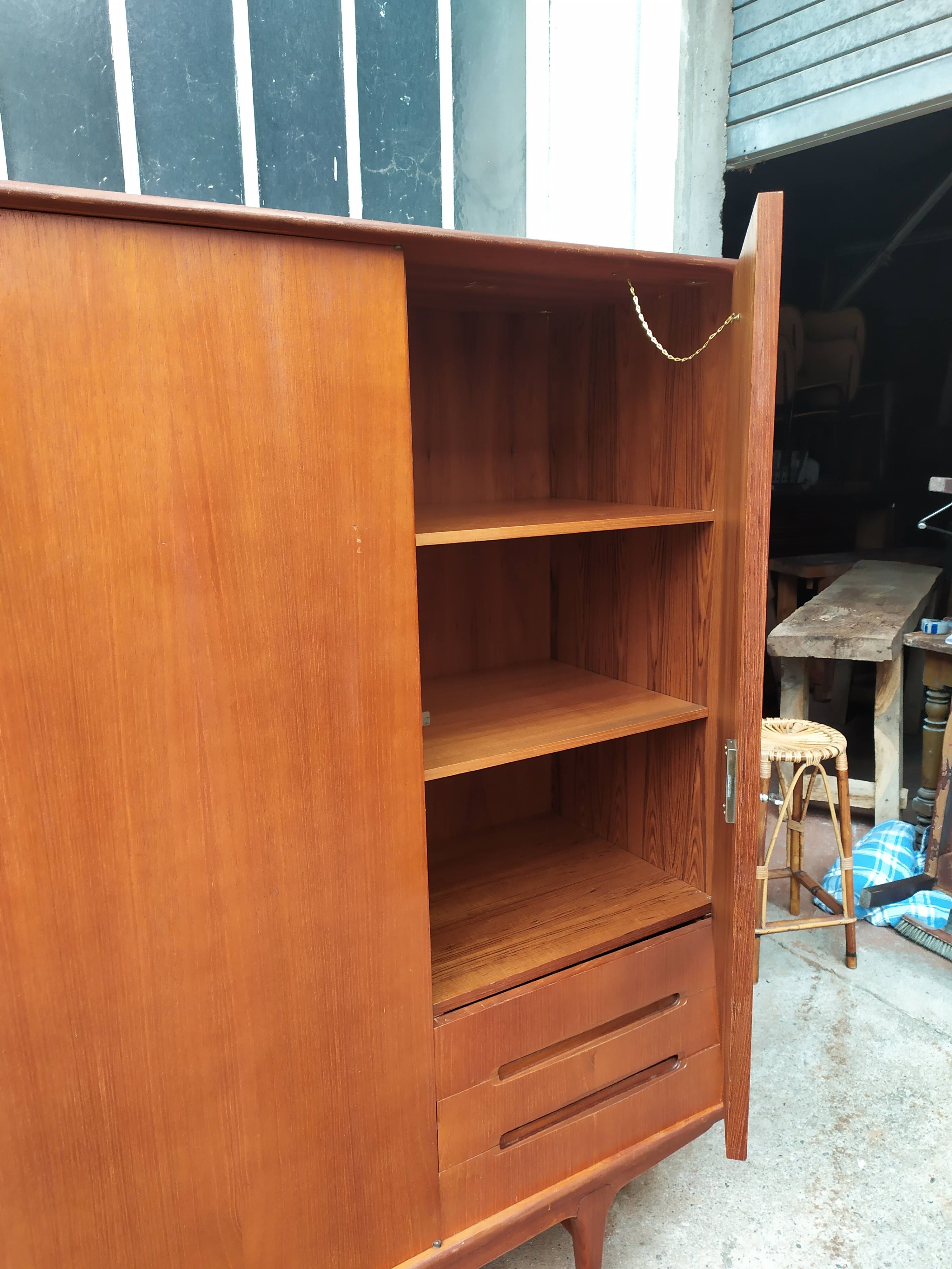 Scandinavian wardrobe teak