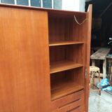 Scandinavian wardrobe teak